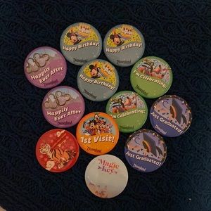 12 Disneyland pins